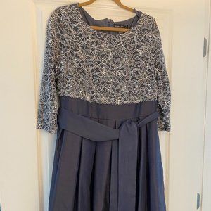 Jessica Howard Size 16 Gray Cocktail Dress